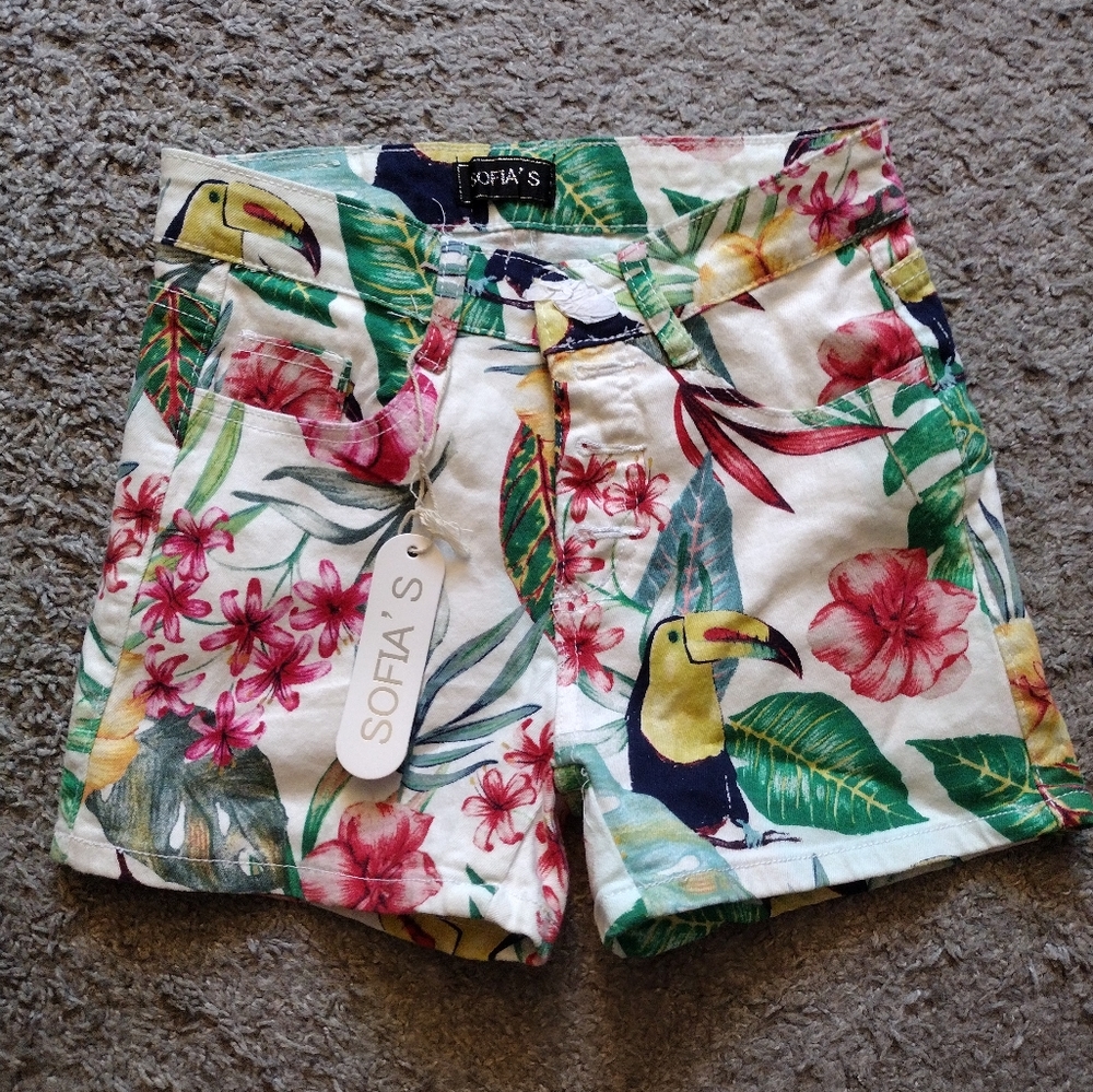 NWT Sofia's Tropical Shorts